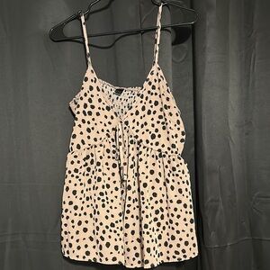 Polka Dot Spaghetti Strap Top